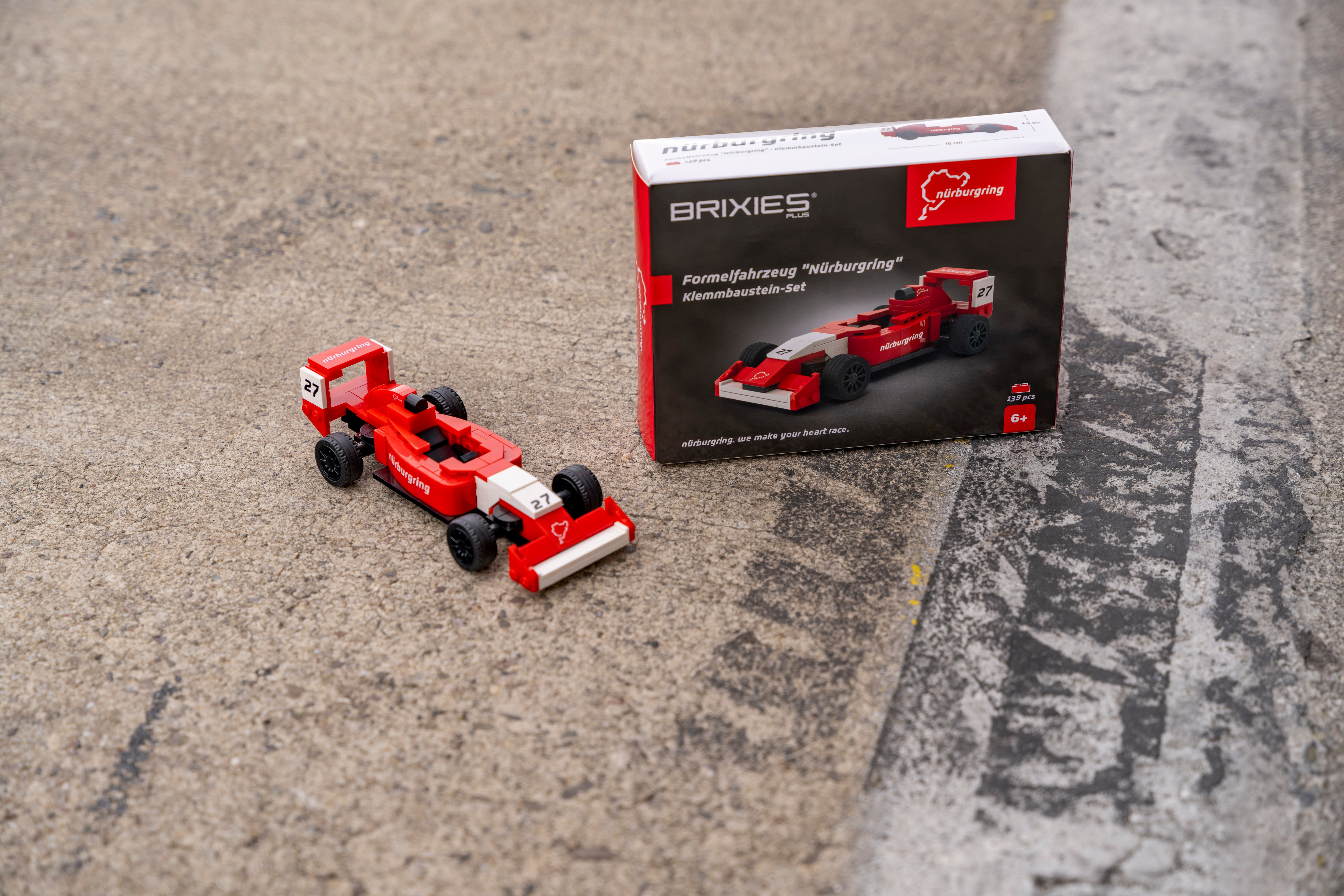 Formula car "Nürburgring" - interlocking brick set