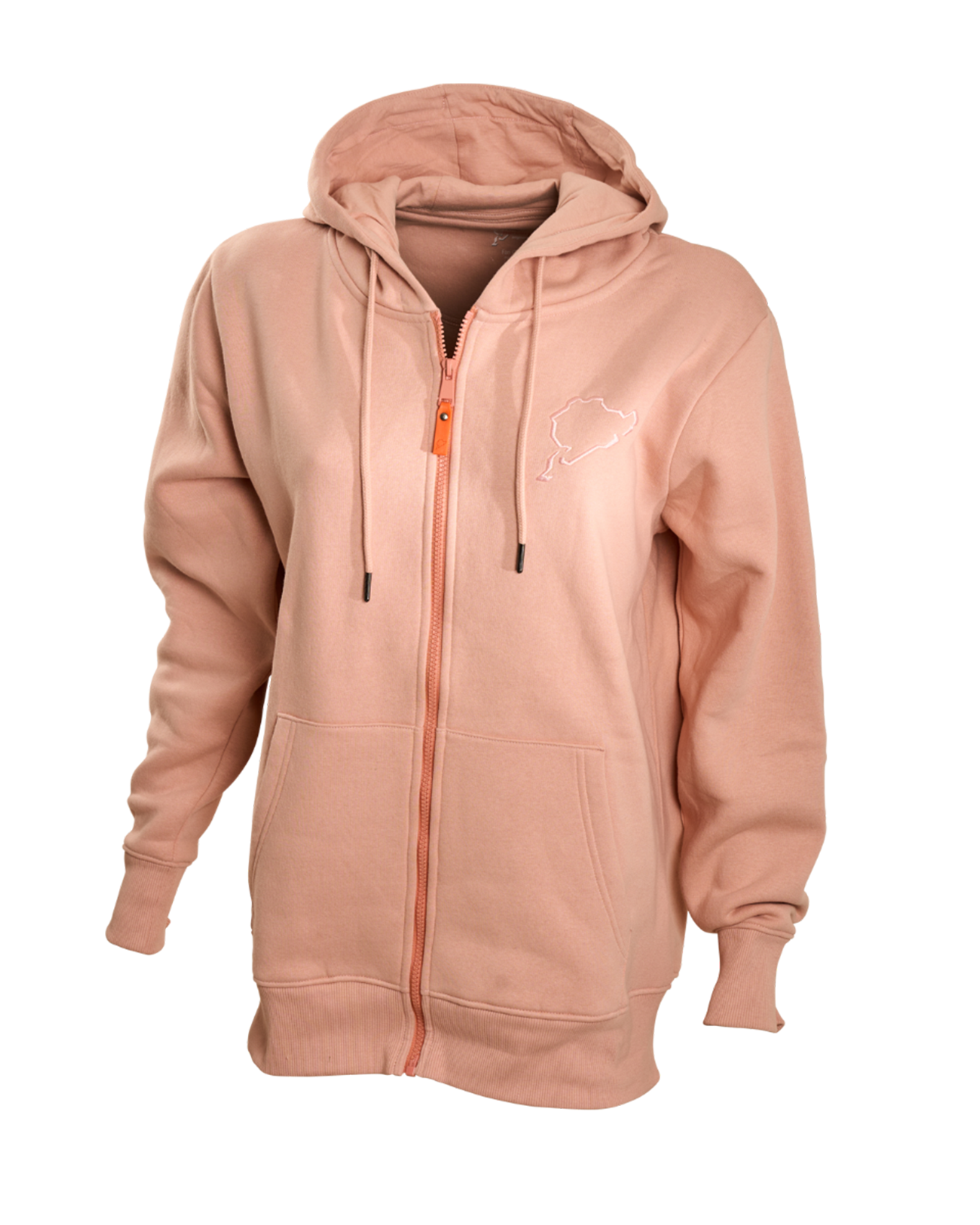Women's zip hoodie "Silhouette"