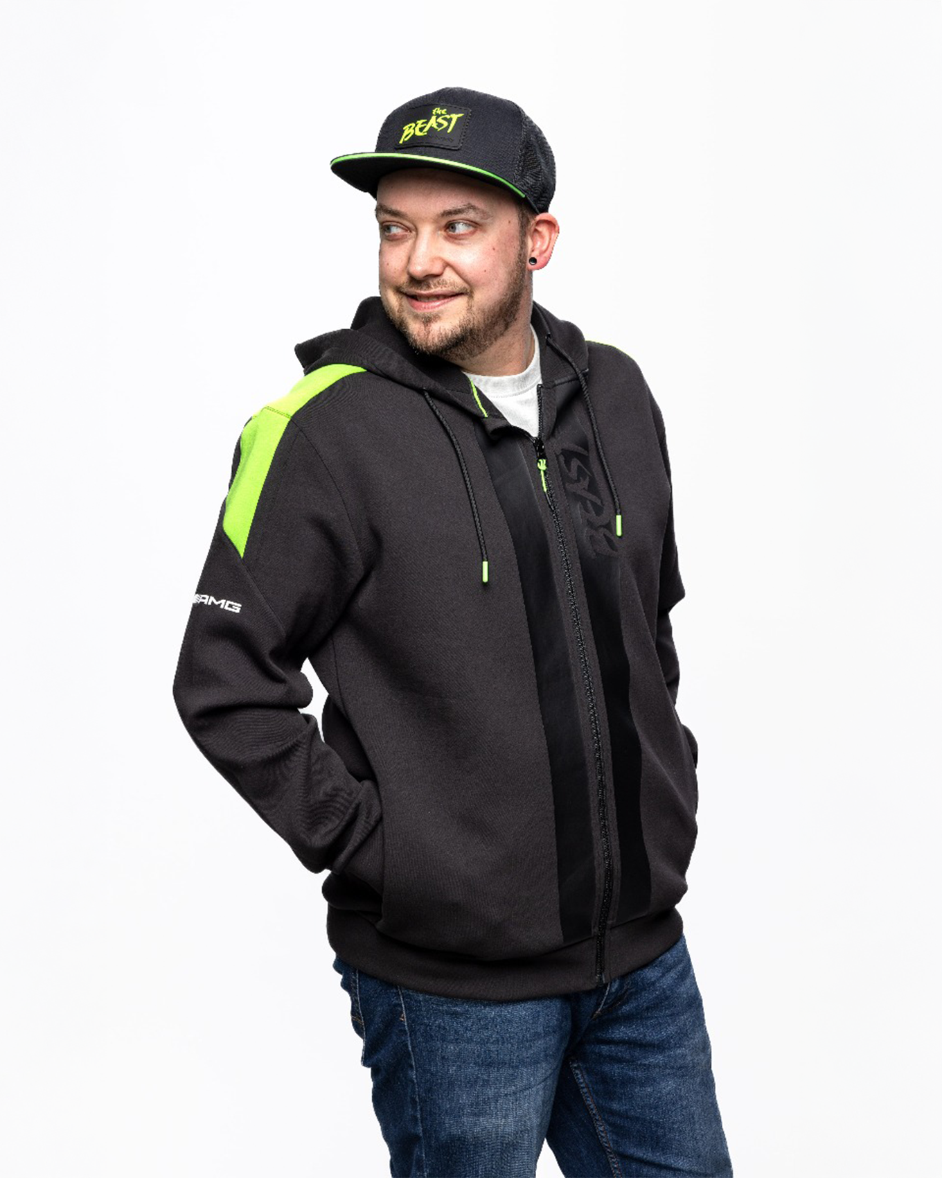 Men's Zip Hoodie "The Beast"