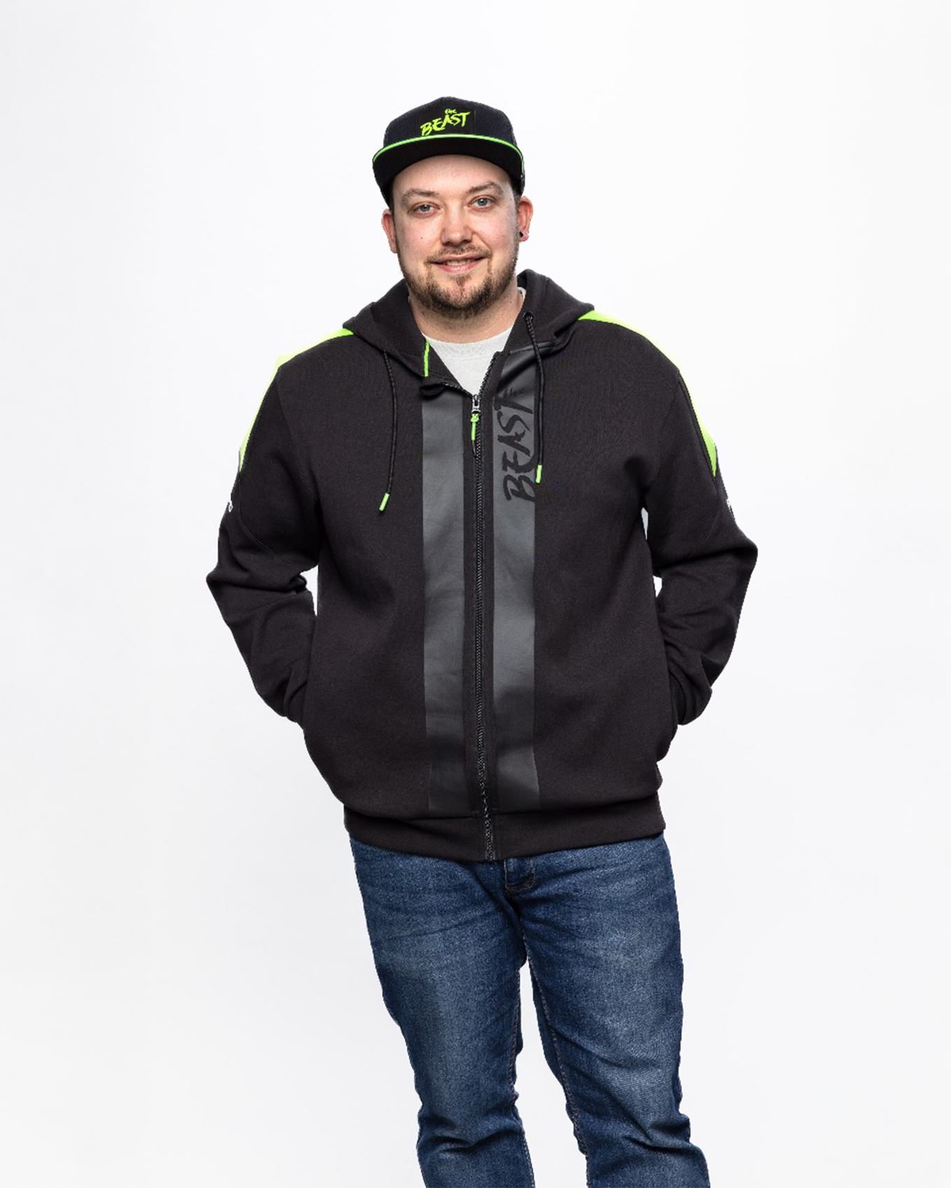 Men's Zip Hoodie "The Beast"